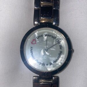 Stylish Black and Silver Watch